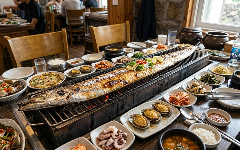 제주 은갈치 - 은빛 비늘이 찬란한 두툼하고 담백한 은갈치구이
